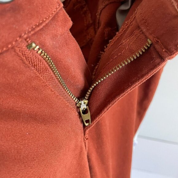 Judy Blue Ochre Burnt Orange Brown Soft Denim Skinny Jeans Women's Size 3 (26) - Picture 6 of 14